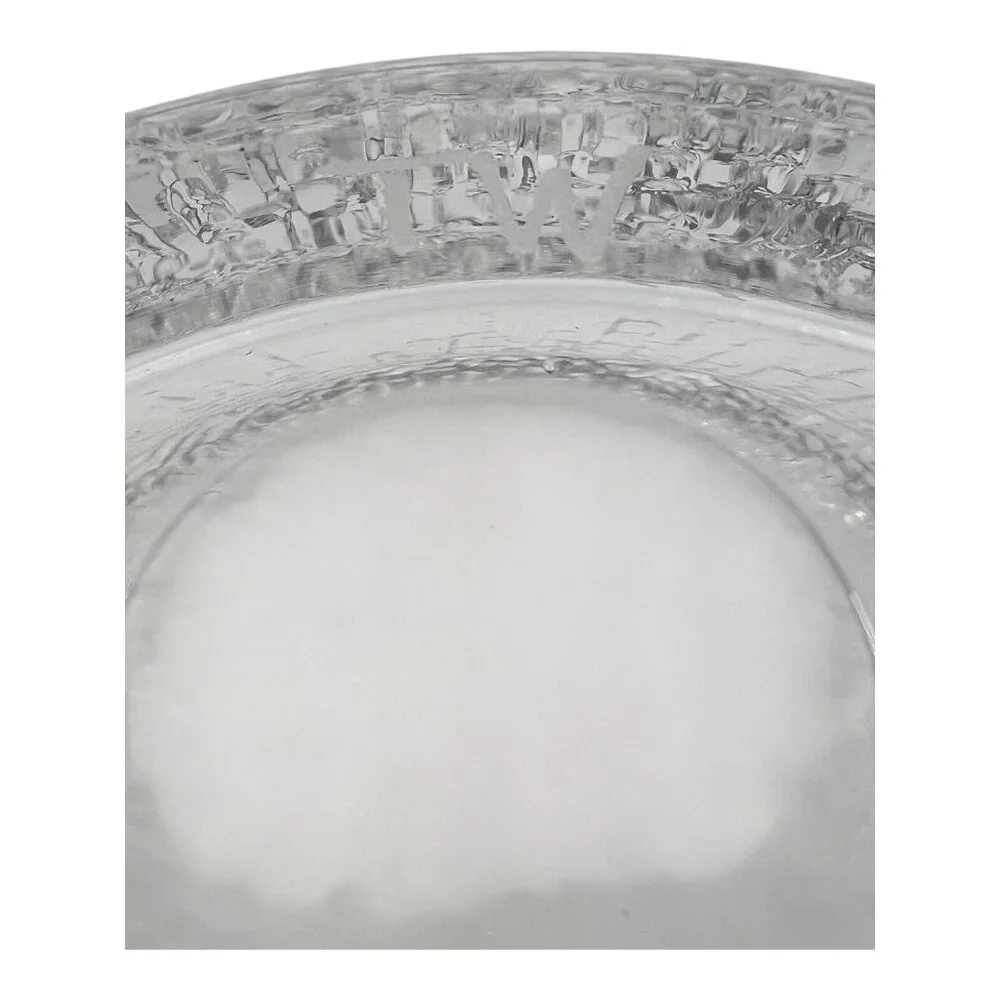 Vintage Iittala Niva Ice Bucket Signed TW Tapio Wirkkala Finland Art Glass MCM